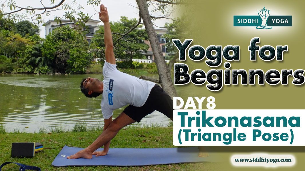 Trikonasana Yoga & Benefits - Triangle Pose | The Art Of Living India