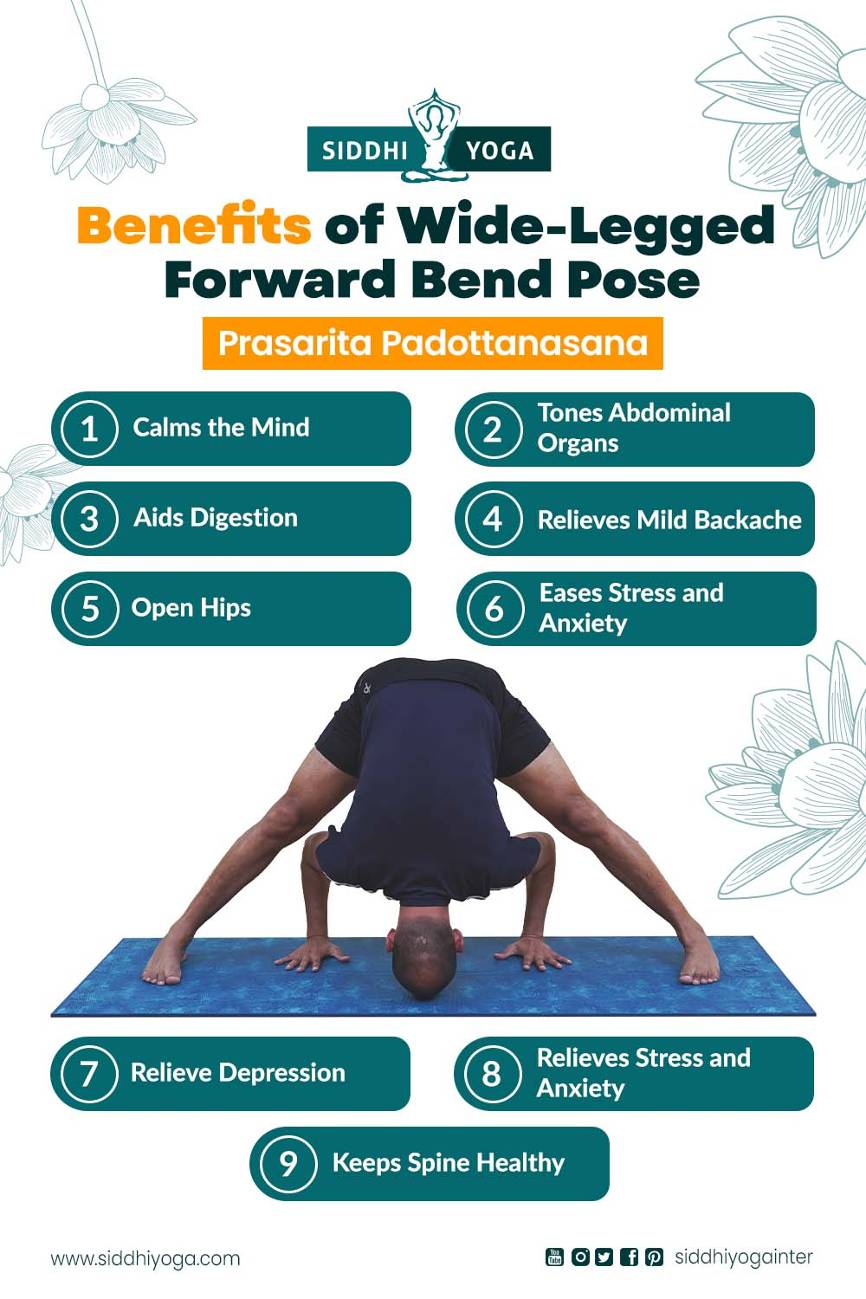 Wide-Legged Standing Forward Bend | Yoga tutorial, Yoga asanas, Yoga tips