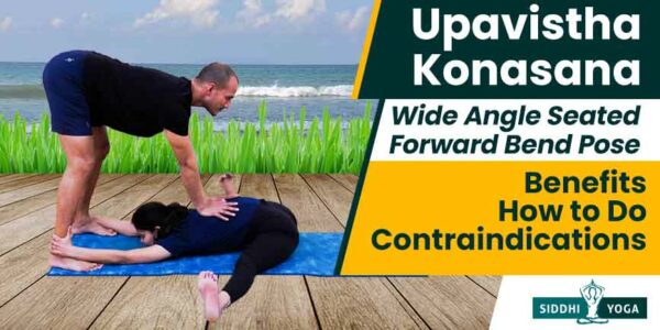 Upavistha Konasana Or Wide Angle Seated Forward Bend Pose