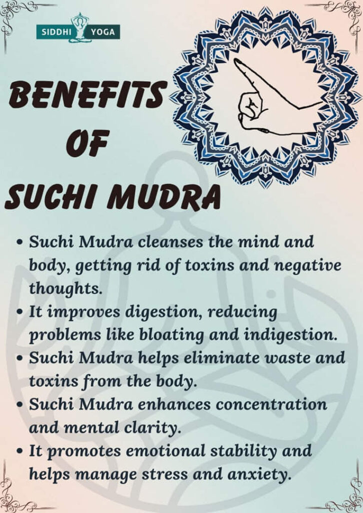 suchi mudra benefits